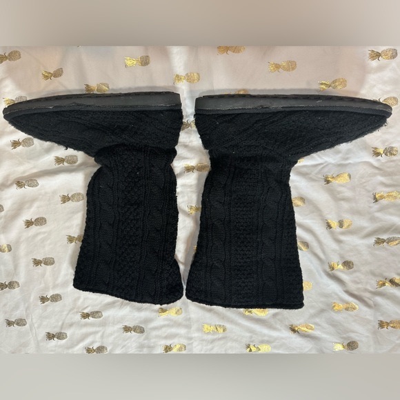 Mukluks a la mode knit boots, Black, Ladies Sz 9. EUC, Roll down or wear up. - Picture 5 of 12